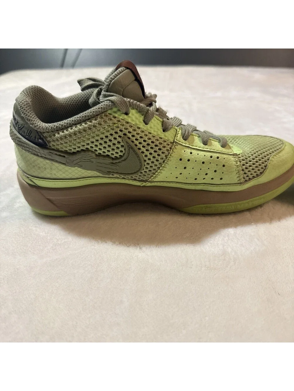 Nike Ja 1 NRG Halloween Zombie Green Low Top 3.5Y Basketball Shoes FV6097-300